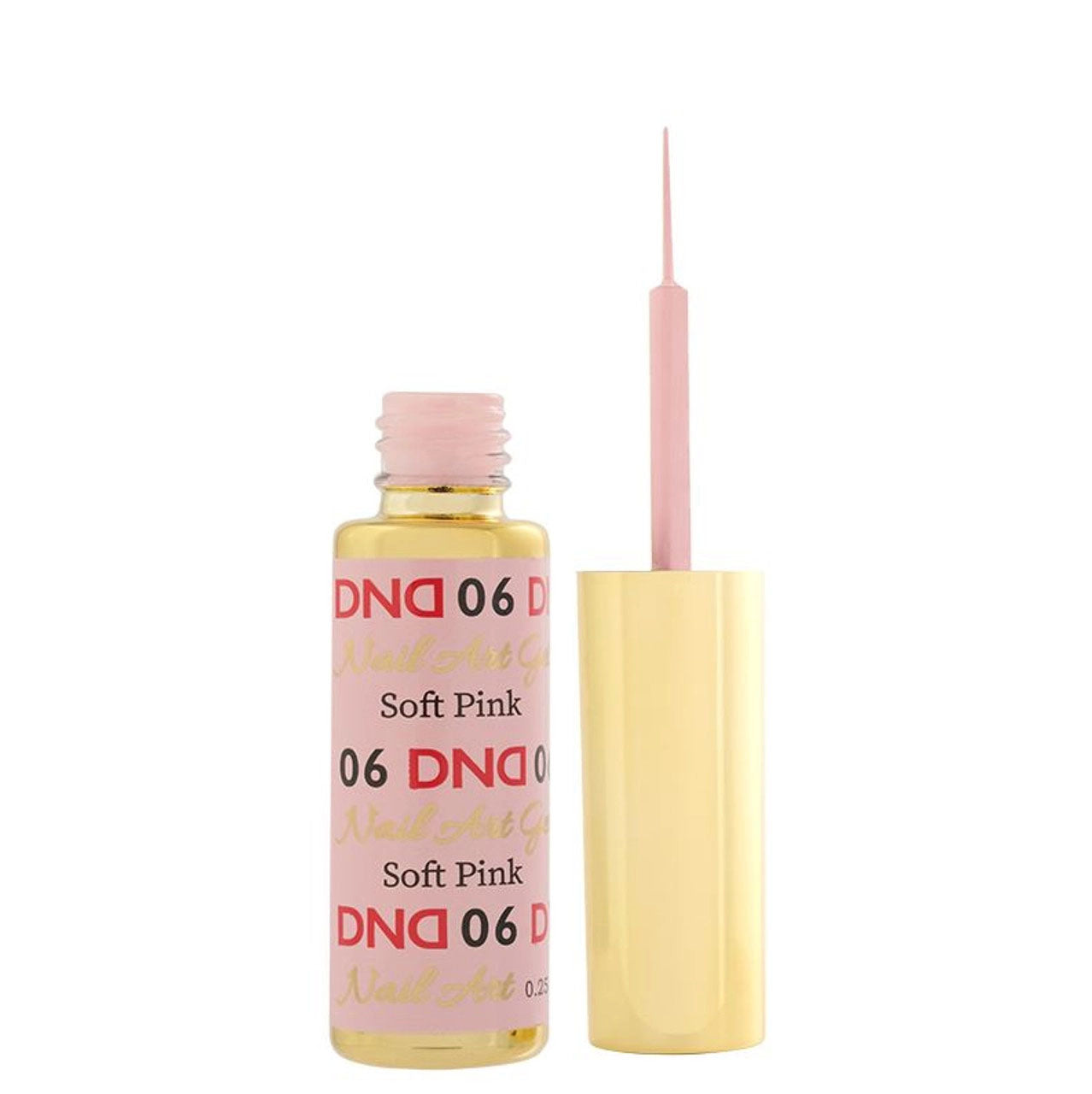 DND Nail Art Gel 0.25 fl oz/9 ml - Soft Pink DND06