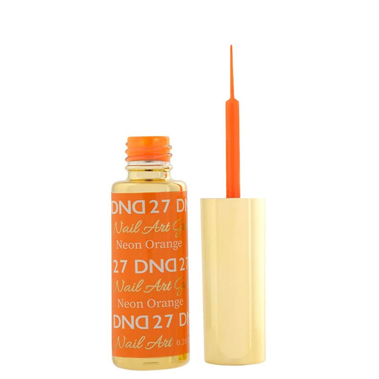 DND Nail Art Gel 0.25 fl oz/9 ml - Neon Orange DND27