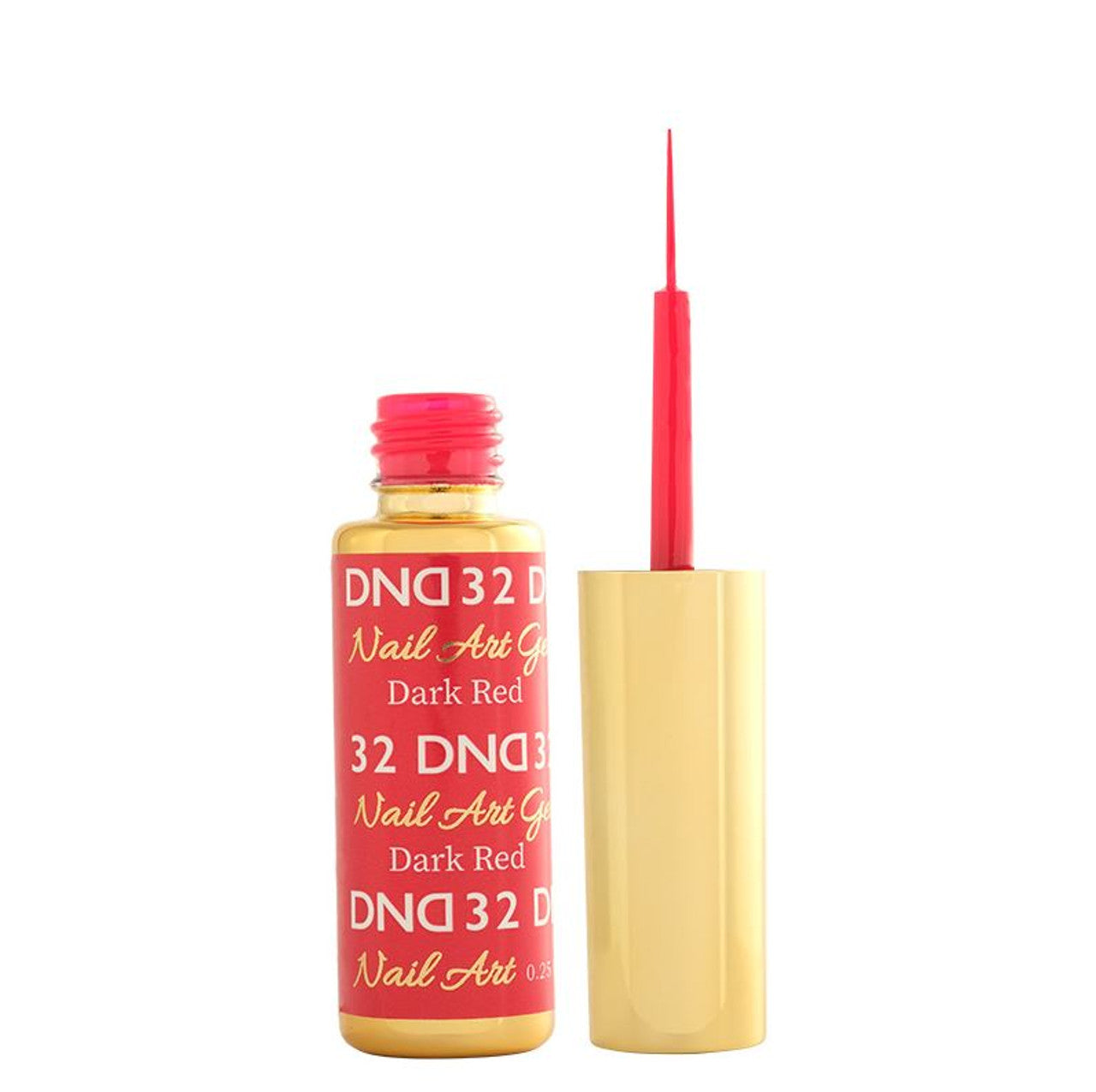 DND Nail Art Gel 0.25 fl oz/9 ml - Dark Red DND32