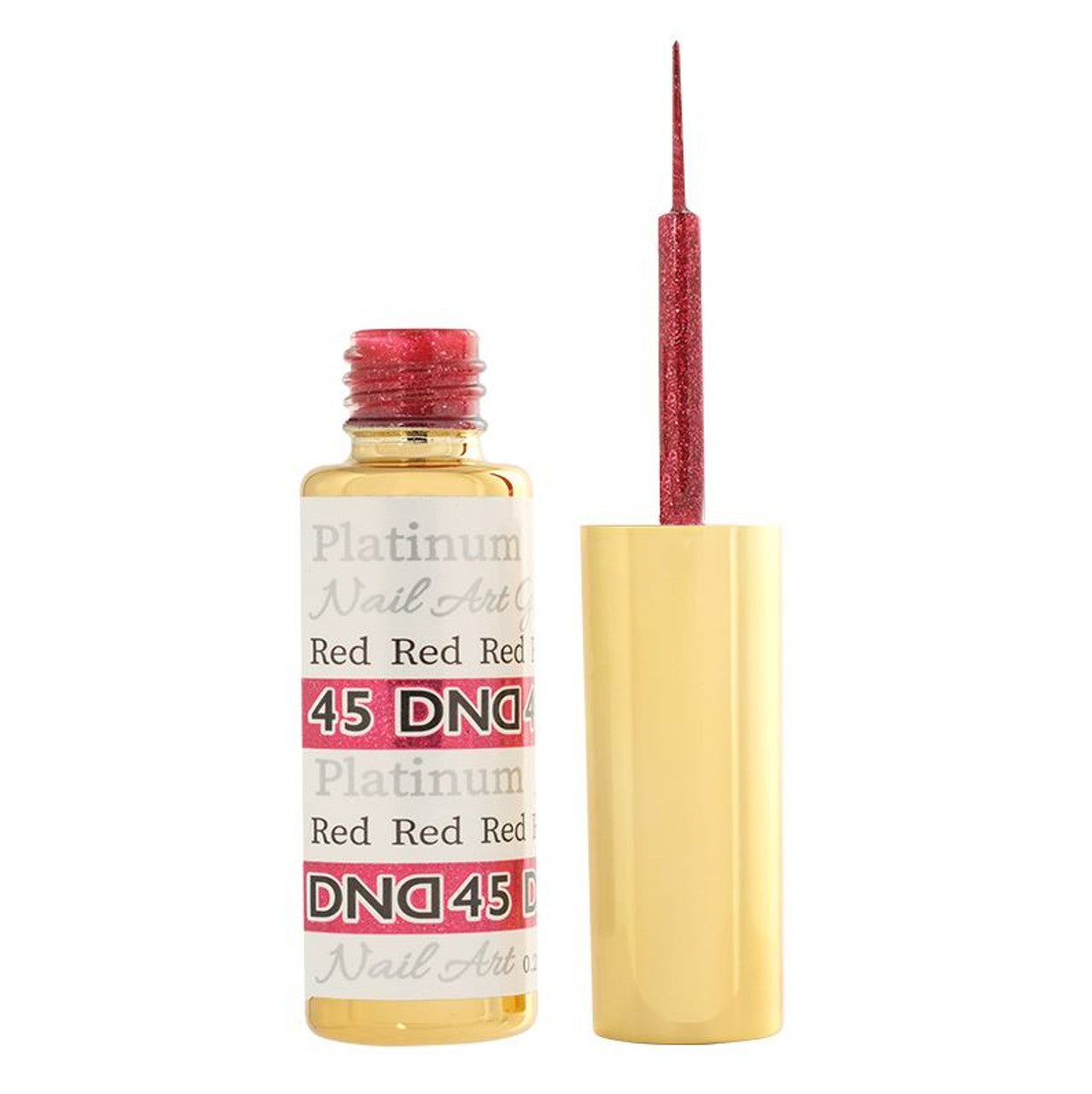 DND Nail Art Gel 0.25 fl oz/9 ml - Platinum Red DND45