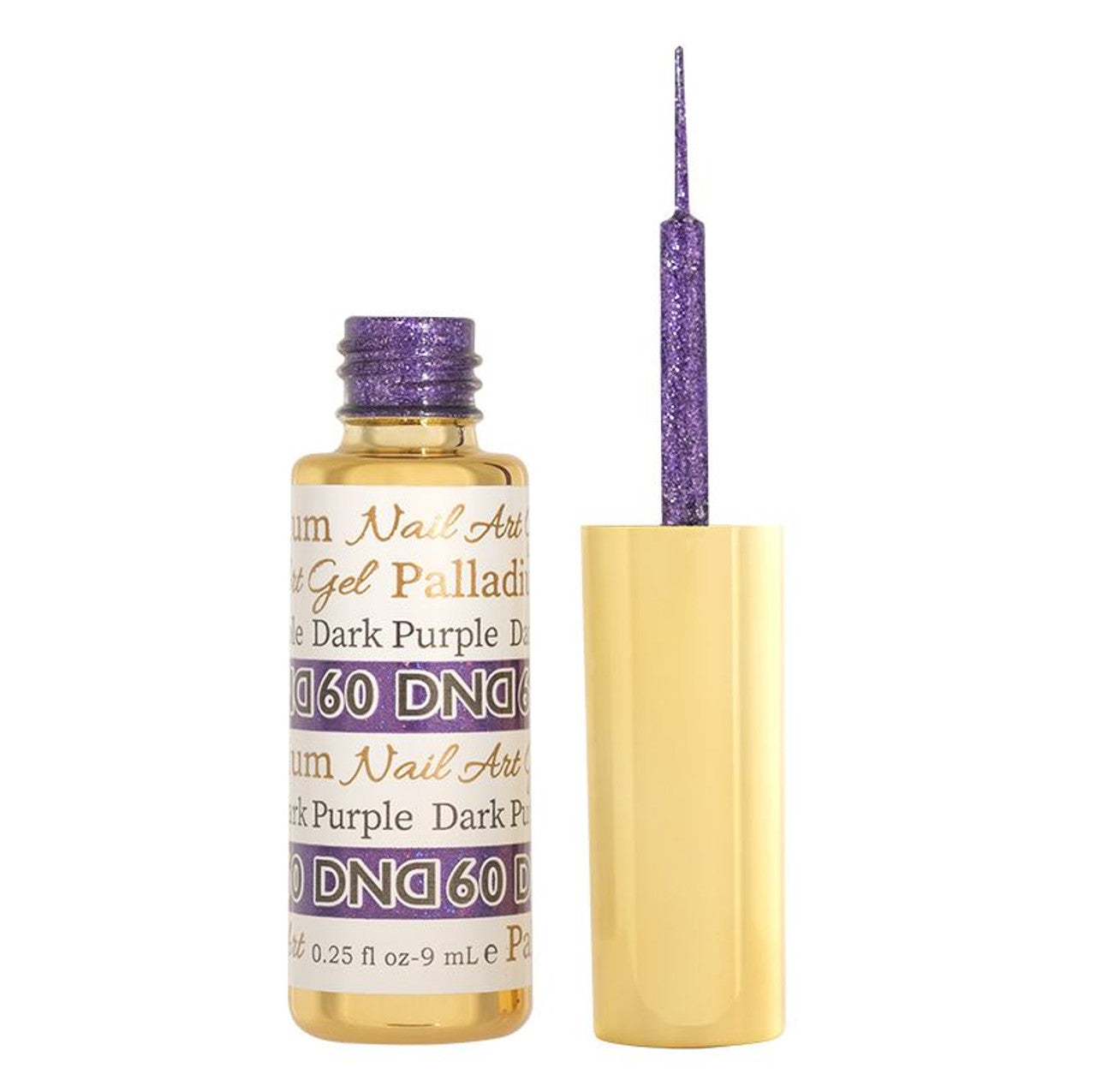 DND Nail Art Gel 0.25 floz/9ml - Palladium Dark Purple DND60