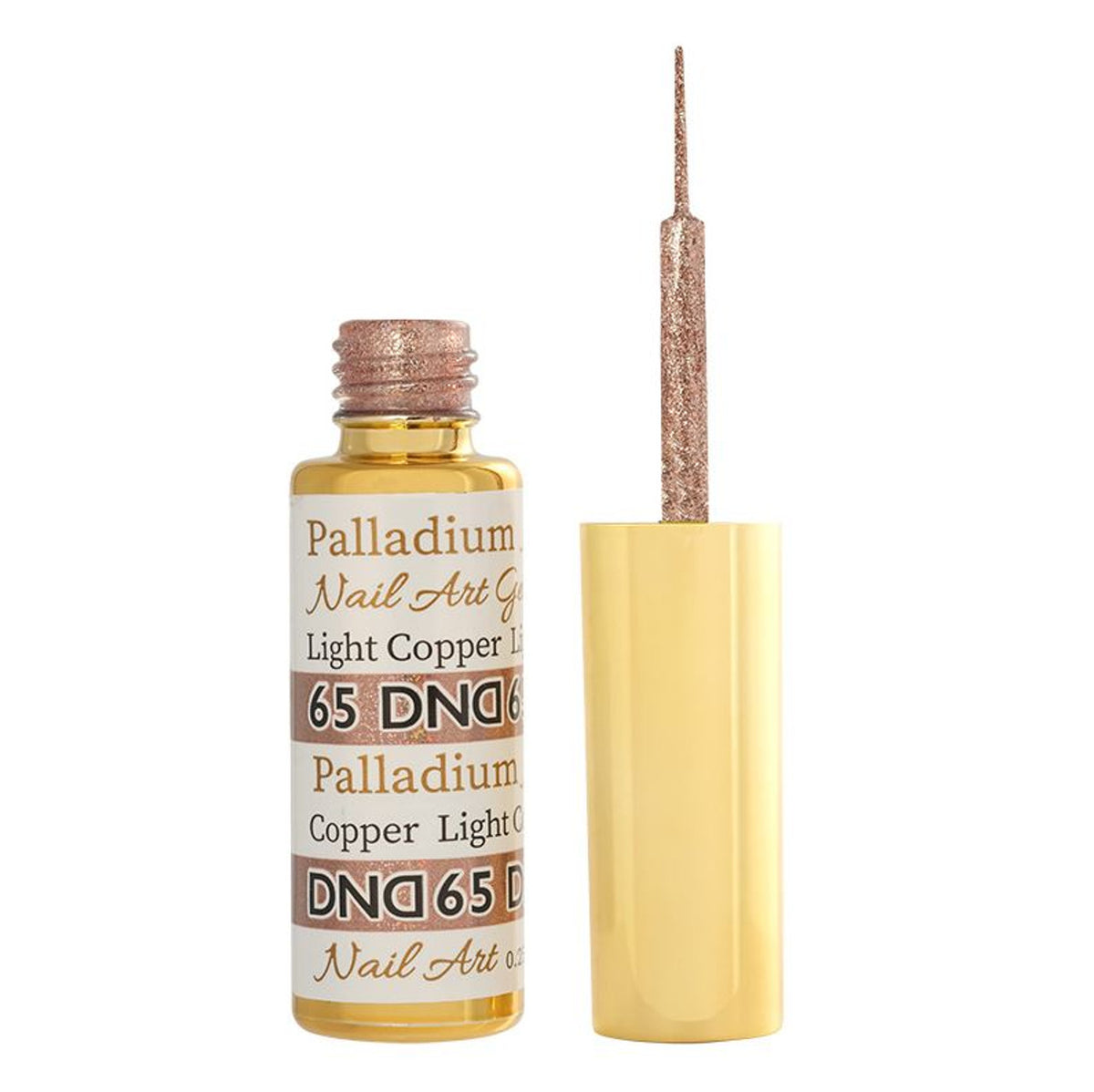 DND Gel Nail Art 7,4 ml - Palladium Cuivre clair DND65