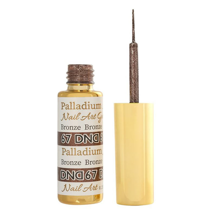 DND Nail Art Gel 0.25 fl oz/9ml - Palladium Bronze DND67