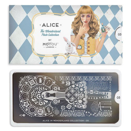 MoYou Nail Art Plate Collection Alice 04 #MPALI04