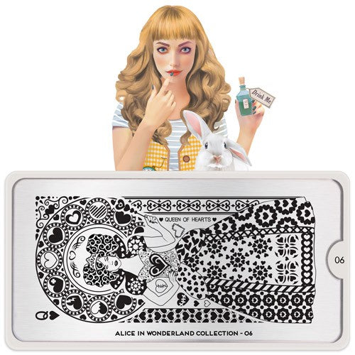 MoYou Nail Art Plate Collection Alice 06 #MPALI06