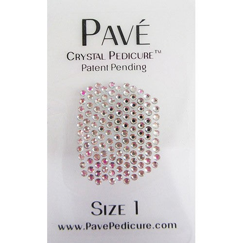 Bộ Dũa Móng Chân Pave Crystal Mini, 8 món - Đen Kim Cương