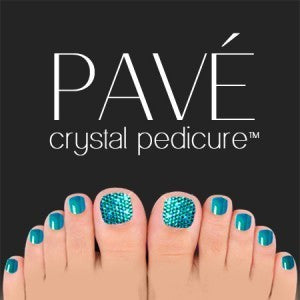 Bộ Chăm Sóc Móng Chân Pave Crystal Pedicure Mini, 8 món - Đá Zircon Xanh