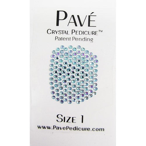 Bộ Chăm Sóc Móng Chân Pave Crystal Mini, 8 món - Aquamarine