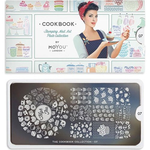 MoYou Nail Art Plate Collection Cookbook 07 #MPCOO07