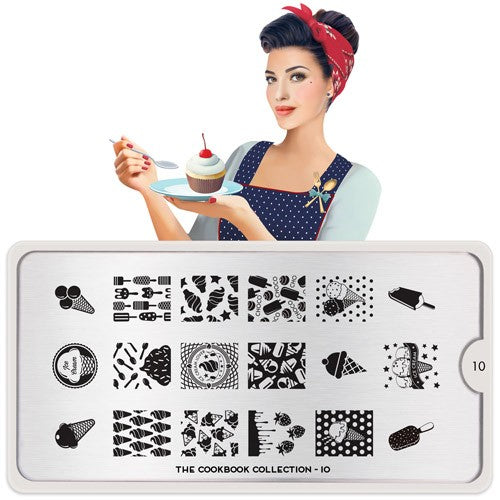 MoYou Nail Art Plate Collection Cookbook 10 #MPCOO10