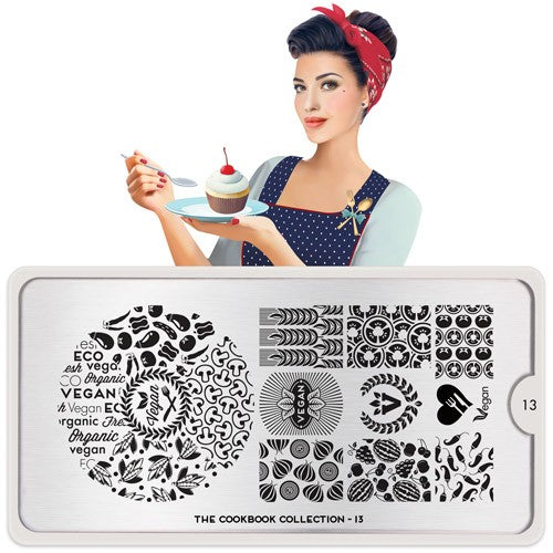 MoYou Nail Art Plate Collection Cookbook 13 #MPCOO13