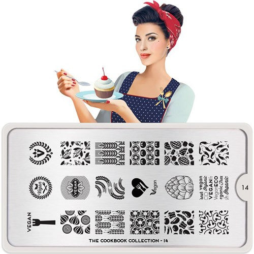MoYou Nail Art Plate Collection Cookbook 14 #MPCOO14