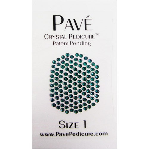 Bộ Dũa Móng Pave Crystal Mini, 8 món - Emerald