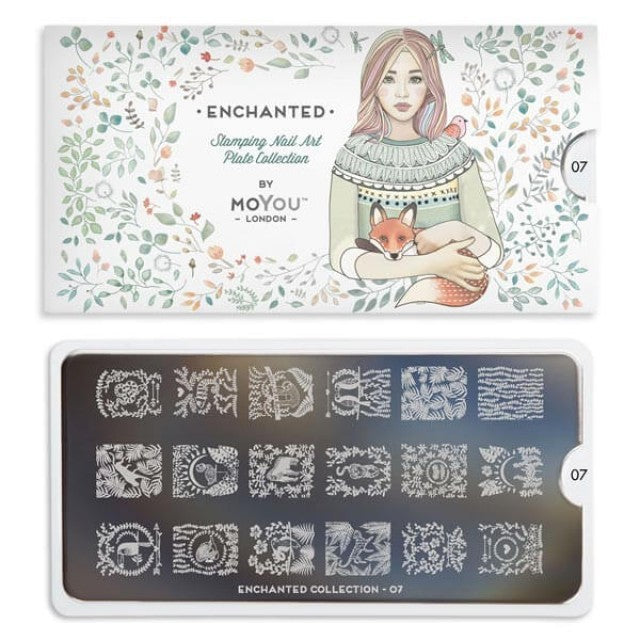 MoYou Nail Art Plate Collection Enchanted 07 #MPENC07