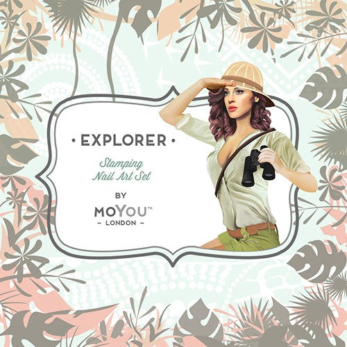 MoYou Nail Art Plate Collection Explorer 06 #MPEXP06