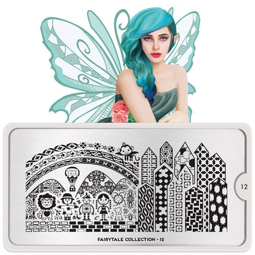 MoYou Nail Art Plate Collection Fairy Tale 12 #MPFAI12