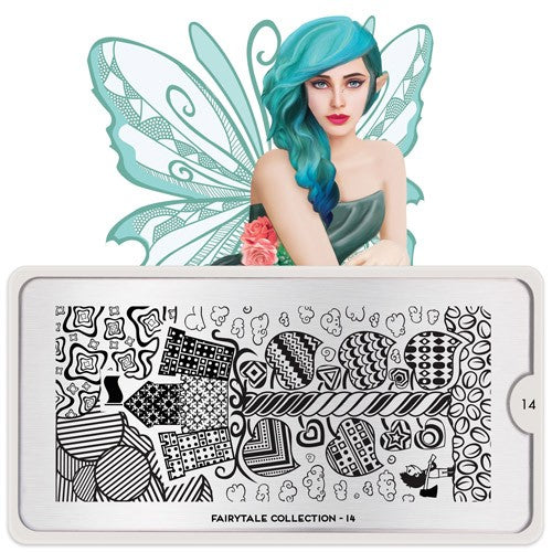 MoYou Nail Art Plate Collection Fairy Tale 14 #MPFAI14