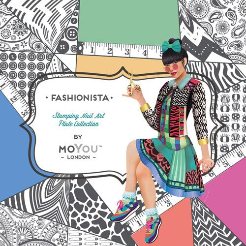 MoYou Nail Art Plate Collection Fashionista 04 #MPFAS04