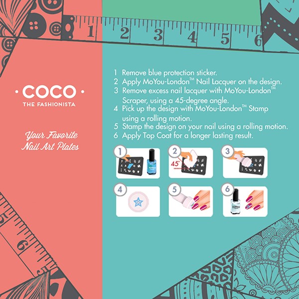 MoYou Nail Art Plate Collection Fashionista 08 #MPFAS08