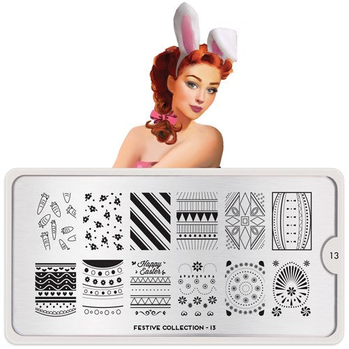 MoYou Nail Art Plate Collection Festive 13 #MPFES13