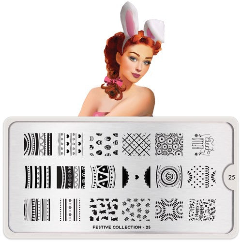MoYou Nail Art Plate Collection Festive 25 #MPFES25