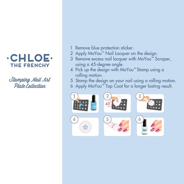 MoYou Nail Art Plate Collection Frenchy 06 #MPFRE06