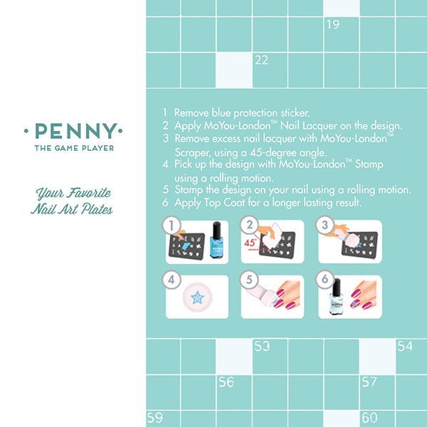 MoYou Nail Art Plate Collection Games 01 #MPGAM01