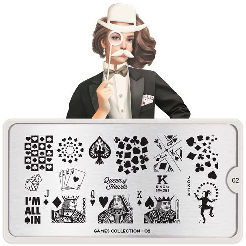 MoYou Nail Art Plate Collection Games 02 #MPGAM02