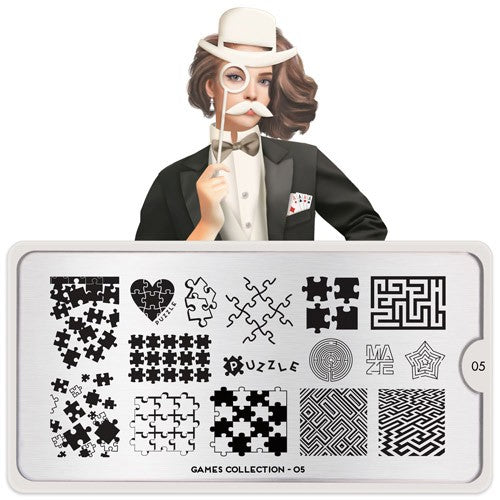 MoYou Nail Art Plate Collection Games 05 #MPGAM05