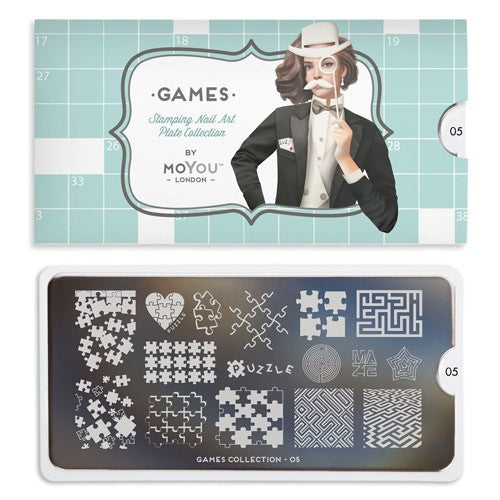 MoYou Nail Art Plate Collection Games 05 #MPGAM05