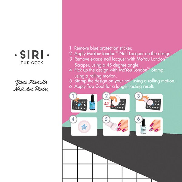 MoYou Nail Art Plate Collection Geek 03 #MPGEE03
