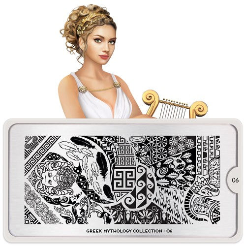 MoYou Nail Art Plate Collection Greek Mythology 06 #MPGRE06