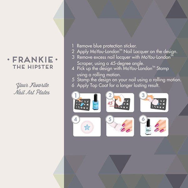 MoYou Nail Art Plate Collection Hipster 13 #MPHIP13