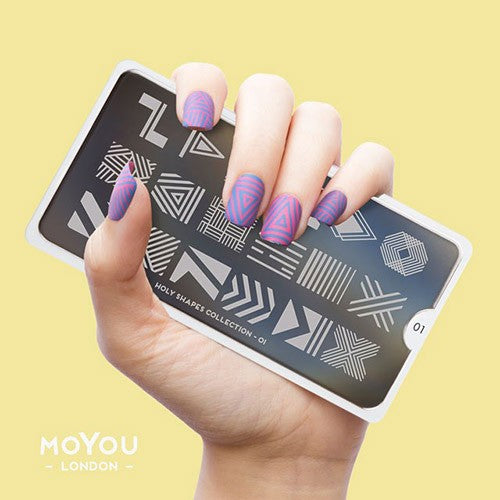 MoYou Nail Art Plate Collection Holy shapes 01 #MPHOL01