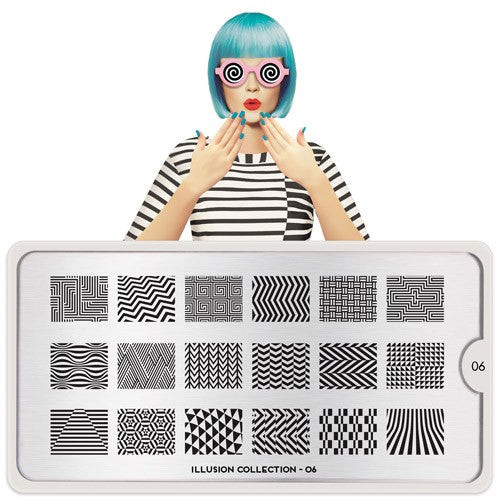 MoYou Nail Art Plate Collection Illusion 06 #MPILL06