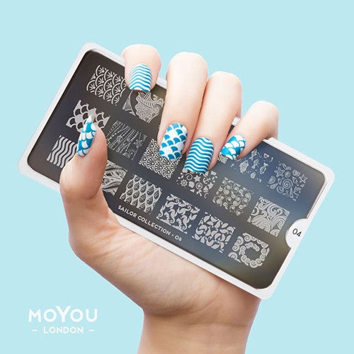 MoYou Nail Art Plate Collection Sailor 04 #MPSAI04