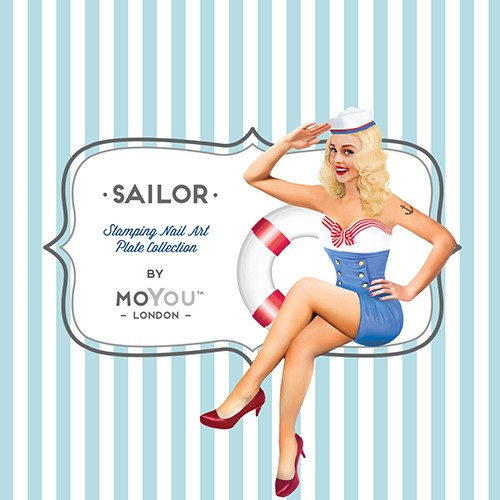 MoYou Nail Art Plate Collection Sailor 04 #MPSAI04