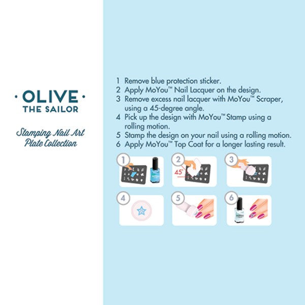MoYou Nail Art Plate Collection Sailor 04 #MPSAI04