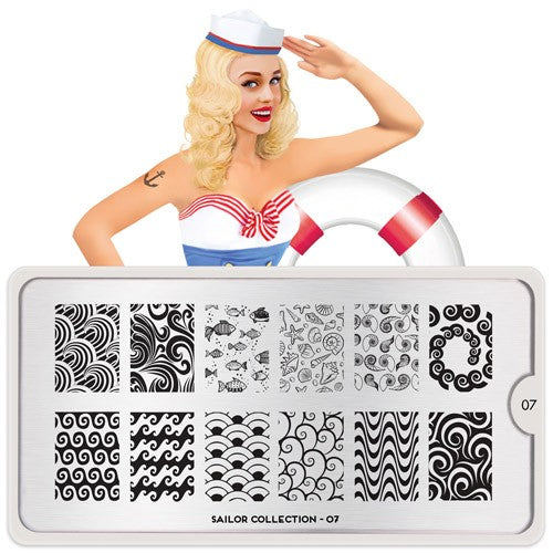 MoYou Nail Art Plate Collection Sailor 07 #MPSAI07
