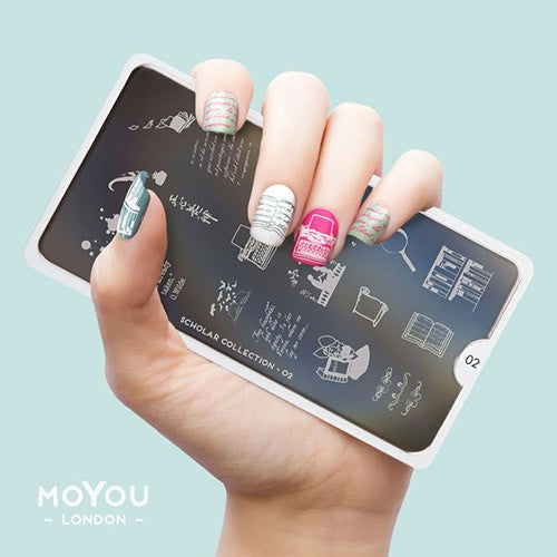 MoYou Nail Art Plate Collection Scholar 02 #MPSCH02