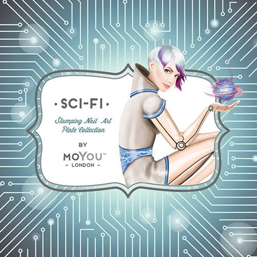 MoYou Nail Art Plate Collection Sci-Fi 08 #MPSCI08