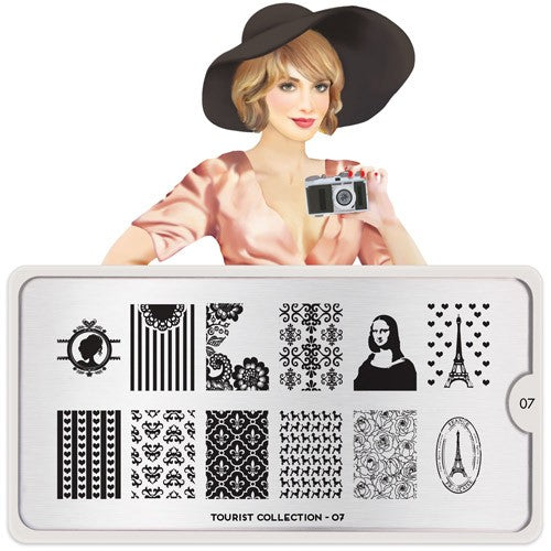 MoYou Nail Art Plate Collection Tourist 07 #MPTOU07