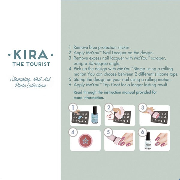 MoYou Nail Art Plate Collection Tourist 21 #MPTOU21