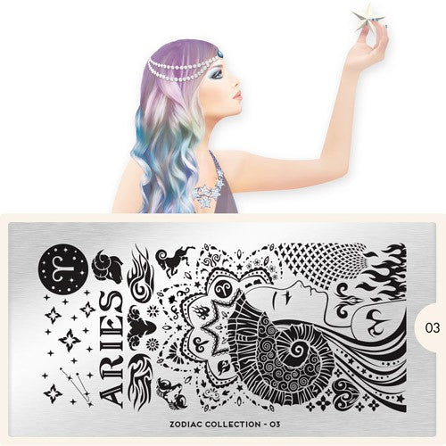 MoYou Nail Art Plate Collection Zodiac 03 #MPZOD03