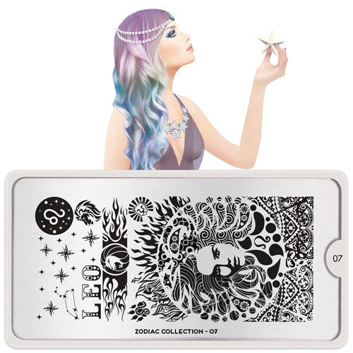 MoYou Nail Art Plate Collection Zodiac 07 #MPZOD07