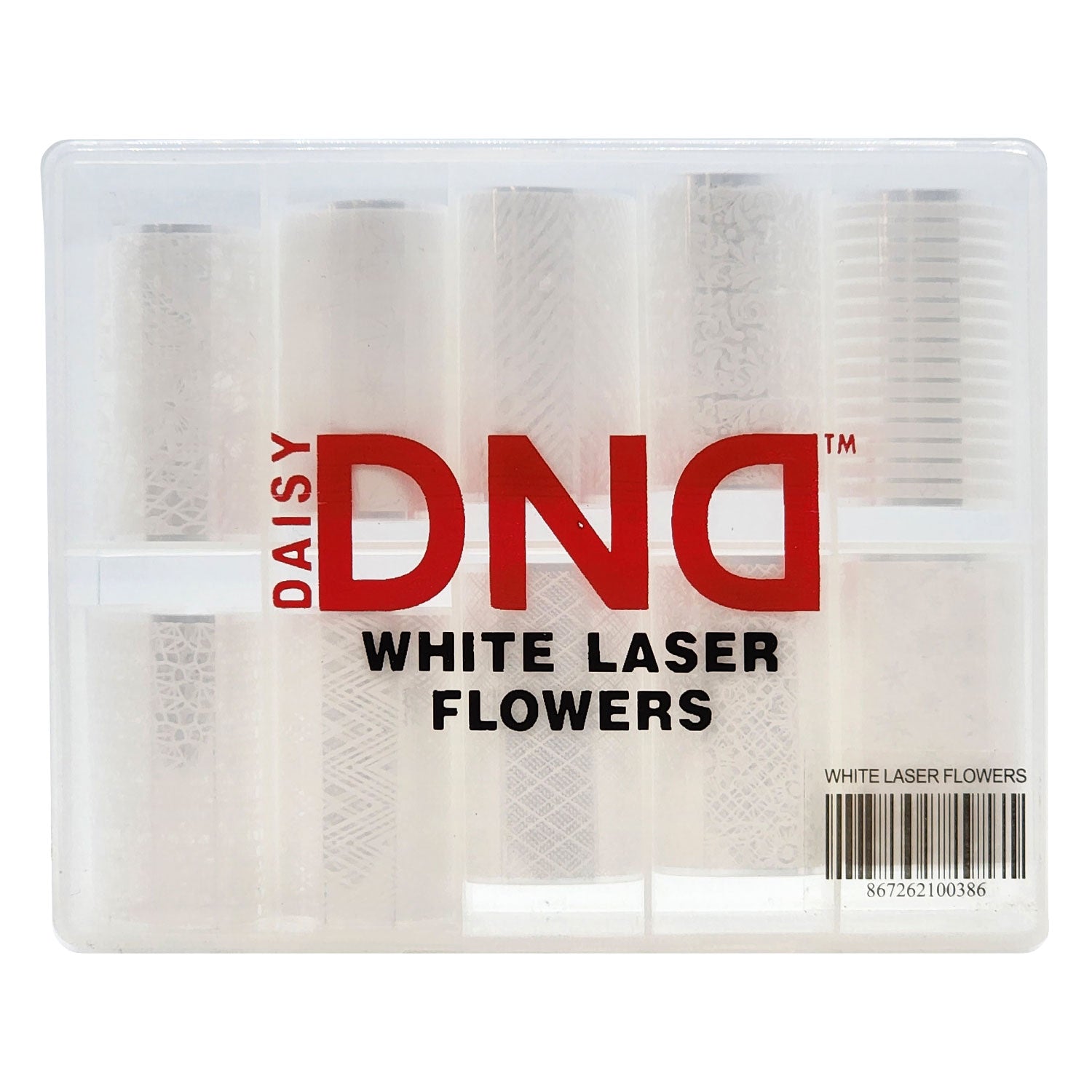 DND Transfer Foils White Lace Flowers 2 00394