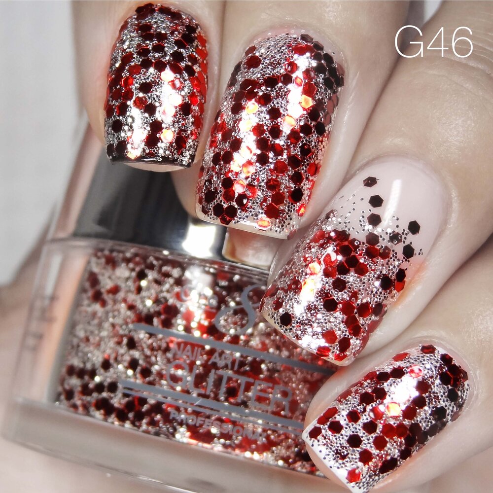 Cre8tion Nail Art Glitter 1 fl oz/30g Glitter 46 #1101-0537