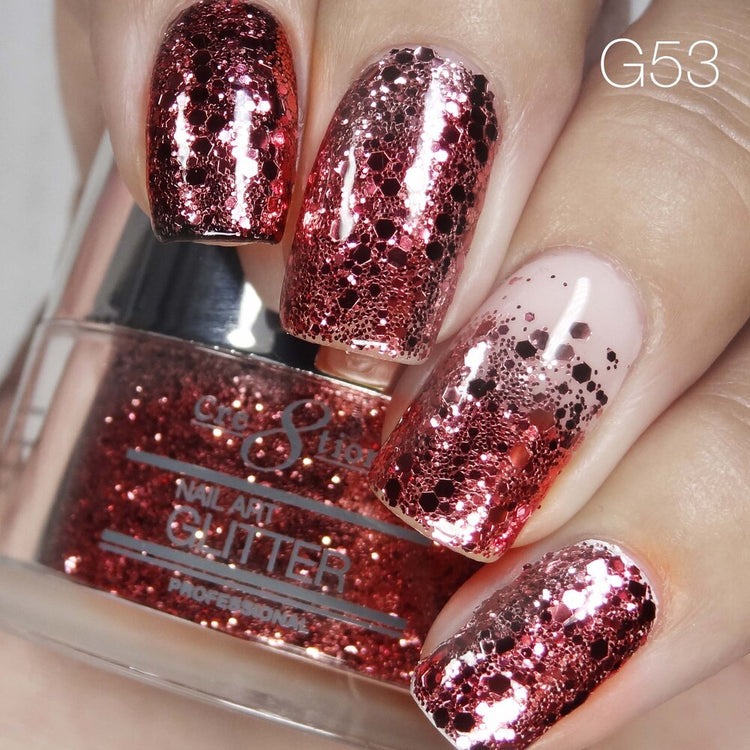 Cre8tion Nail Art Glitter 1 fl oz/30g Glitter 53 #1101-0544