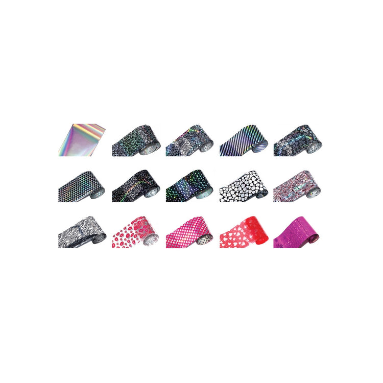 Cre8tion 15 Designs Nail Art Transfer Foil Col.07 #1101-0997