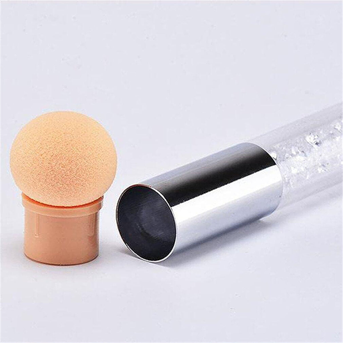 Nail Art Brush Replaceable Sponge Head Pink 49950